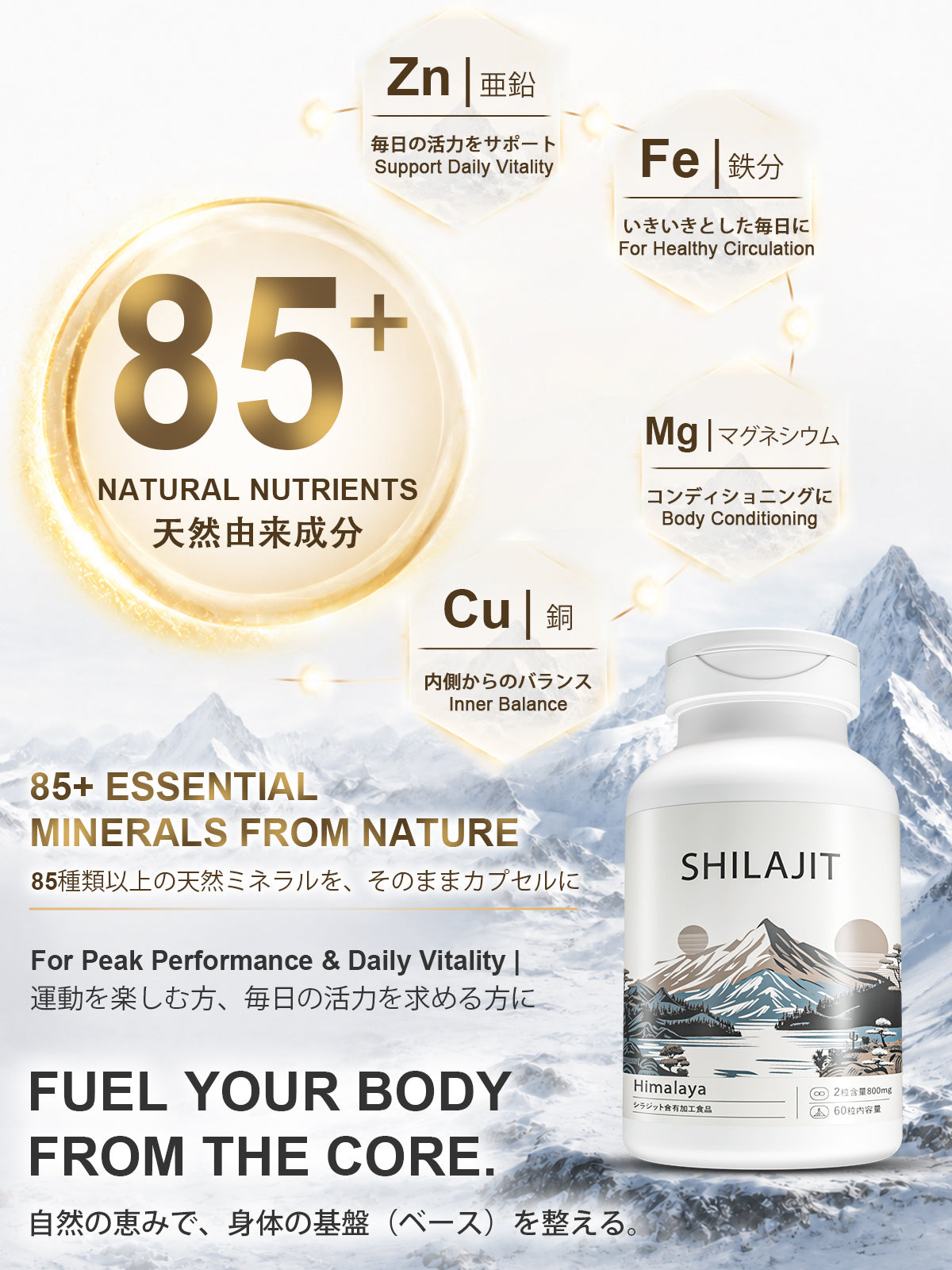 シラジットエキス400mg／粒 カプセル