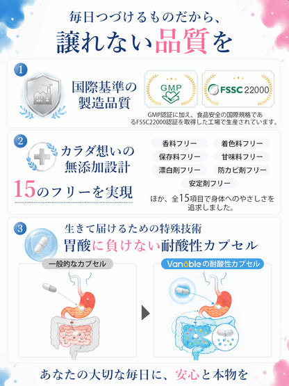 乳酸菌成分6.5兆個／袋 サプリメント